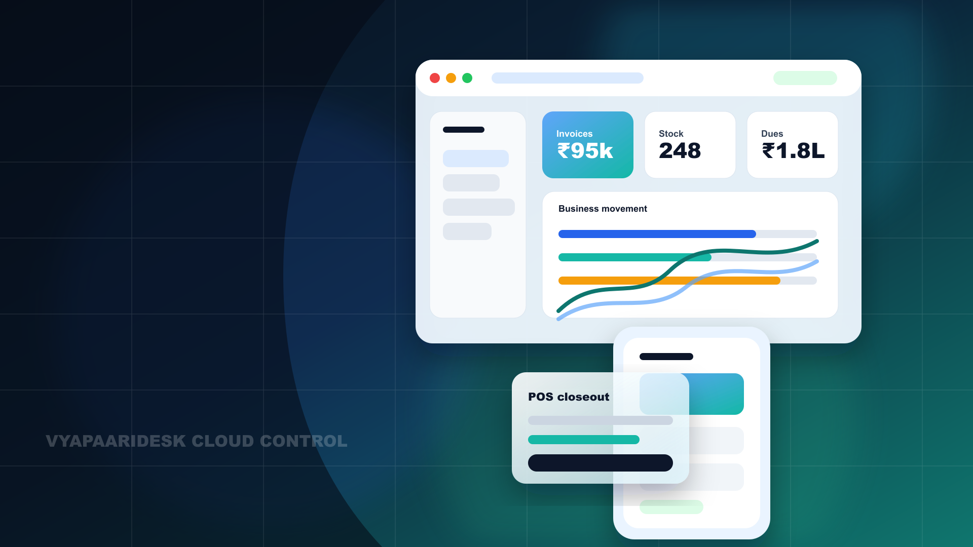 VyapaariDesk business dashboard